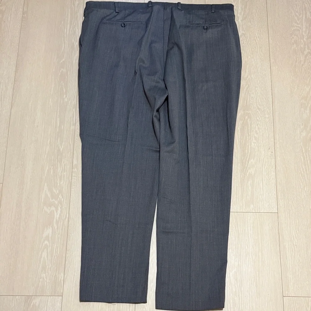 Joseph Abboud Classic Gray Wool Trousers